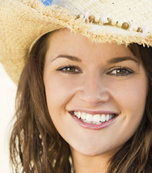 photo of smiling teen